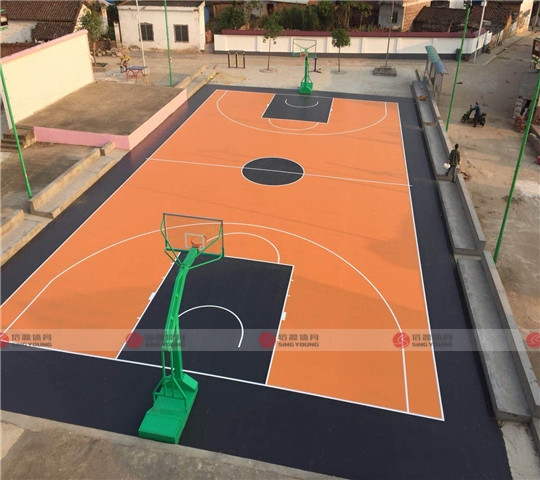 硅pu篮球场材料供应厂