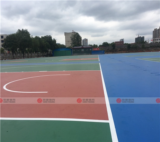 硅pu篮球场材料生产厂